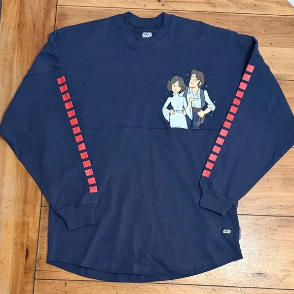 Disney Parks Star Wars Princess Leia And Han Solo Spirit Jersey size XS - Picture 1 of 14